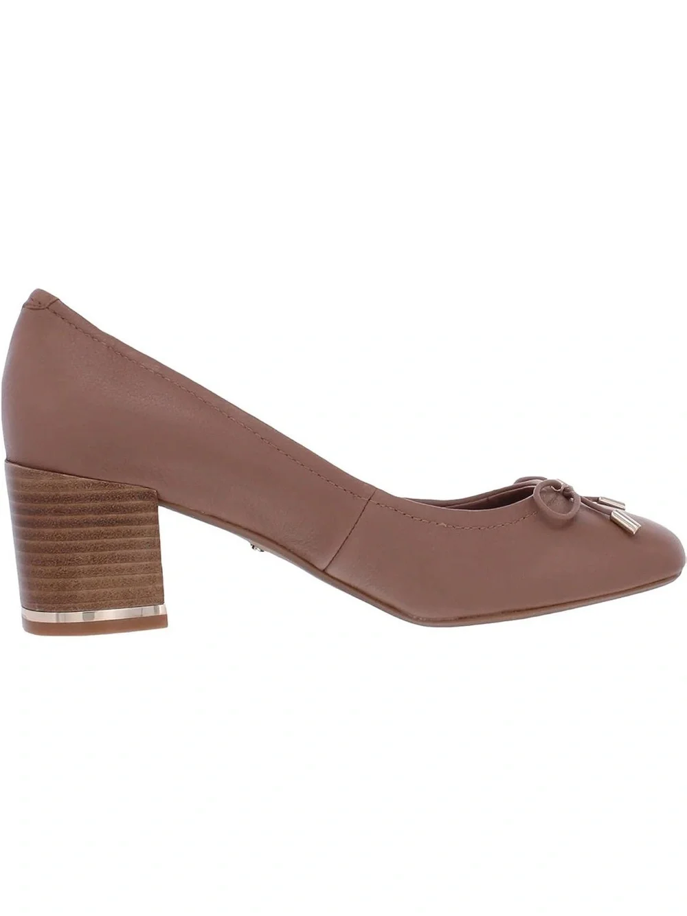 Kenneth Cole women’s Brown Low Block Heel Bow Pump size 9